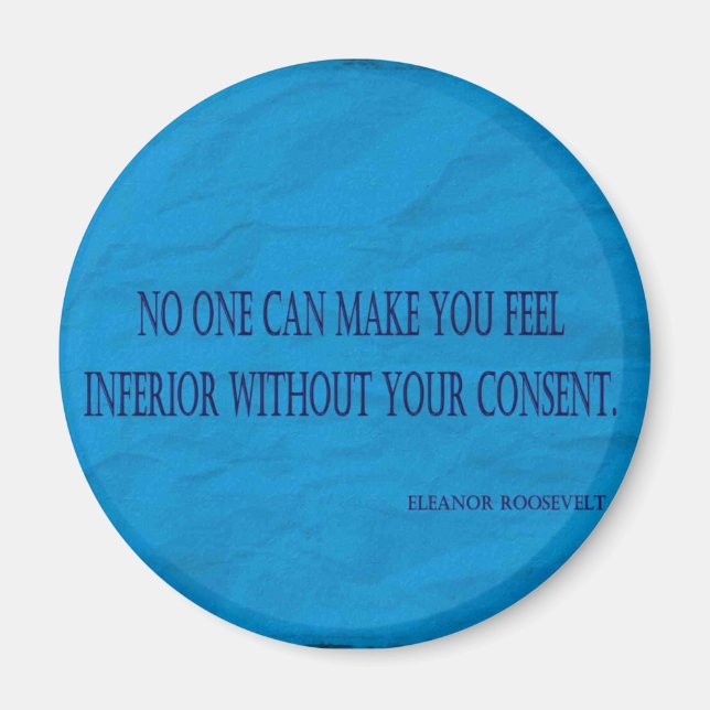 Imã Eleanor Roosevelt Quote Magnet (Frente)