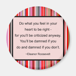 Imã Eleanor Roosevelt Quote Magnet