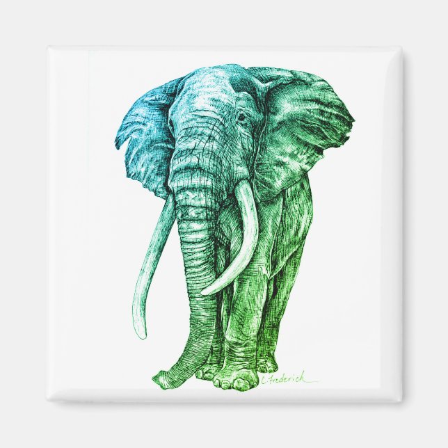 Imã Elefante (Frente)