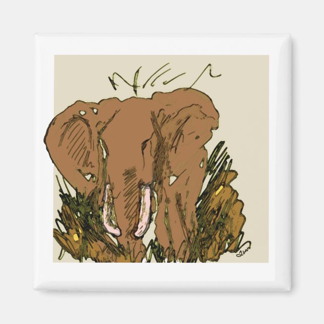 Imã elefante (Frente)