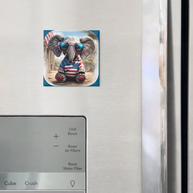 Imã Elefante Americano (In Situ (Fridge))