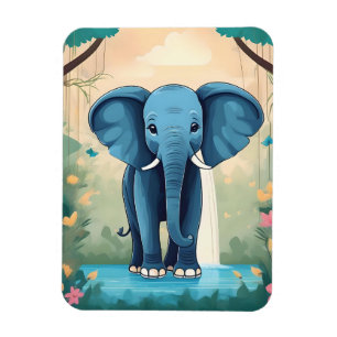 Ímã Elefante Balear Azul,