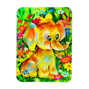 Ímã elefante bebê