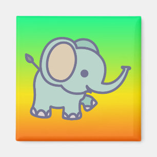 Imã Elefante Bebê Fofo Cartoon-47767