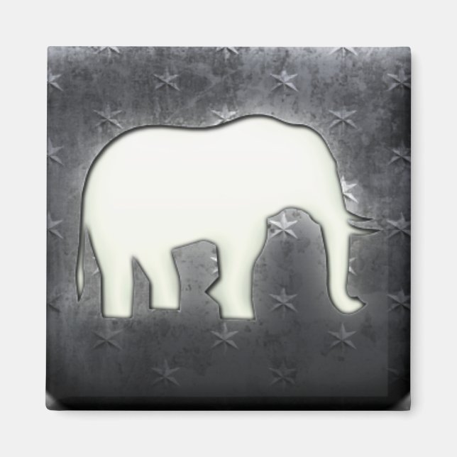 Imã Elefante branco (Frente)