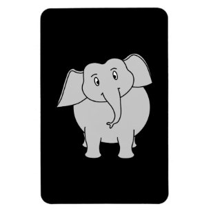 Ímã Elefante cinzento