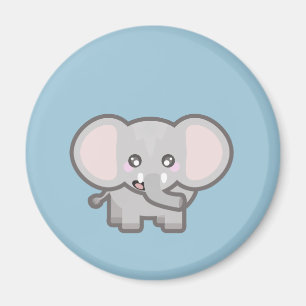 Imã Elefante de Kawaii