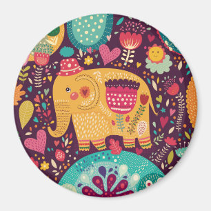 Imã Elefante Decorativo