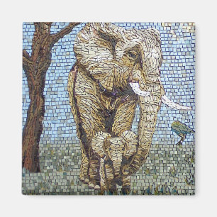 Imã Elefante do mosaico