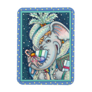 ÍMÃ ELEFANTE DO NATAL, TRISTE DE PRESENTES E BOA CADEI
