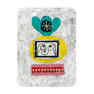 Ímã Elefante É Um Magneta De Refrigerador Com Fio