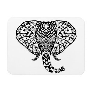 Ímã Elefante étnico do teste padrão