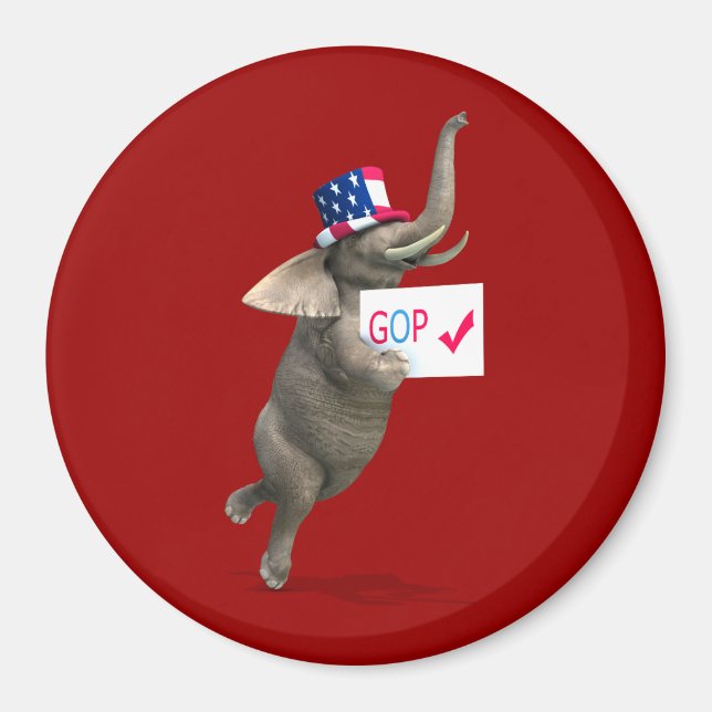Imã Elefante GOP (Frente)