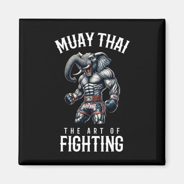 Imã Elefante Muay Thai - Kickboxing e Boxe Tailandês d (Frente)