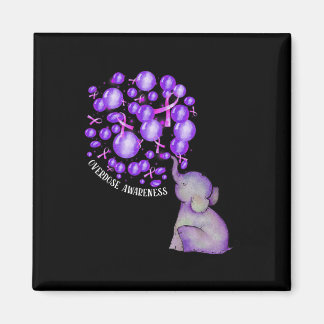 Imã Elefante Soprando Roxo-Roxo Sobredosagem