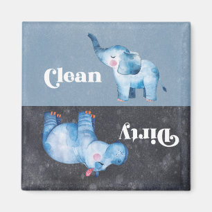 Imã Elefante sujo limpo da casa do escritório dos
