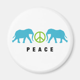 Imã Elefantes com paz