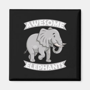 Imã Elefantes Zoo Circus Elephant Conservador