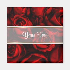 Imã Elegância da rosa vermelha