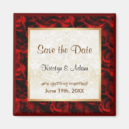 Imã Elegância da rosa vermelha