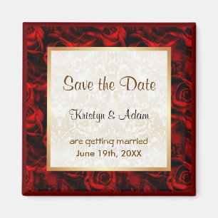 Imã Elegância da rosa vermelha