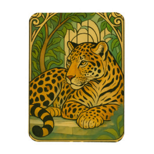 Ímã Elegância da Selva Estilizada