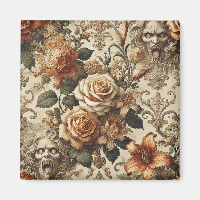 Imã Elegância Grotesca – Gótico Vitoriano  (Frente)