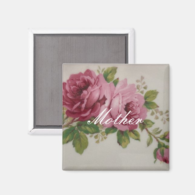 Imã Elegância Rosa Rosa Rosa Rosa Rosa Rosa Rosa (Front/Back)