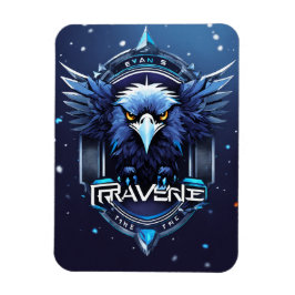 Ímã Elegant Eagle Logo Save the Date Card | Modern Min