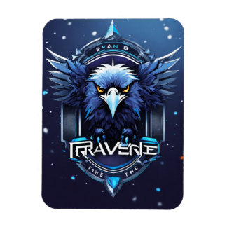 Ímã Elegant Eagle Logo Save the Date Card | Modern Min