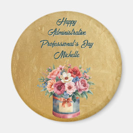 Imã Elegant Gold Administrative Professionals Day