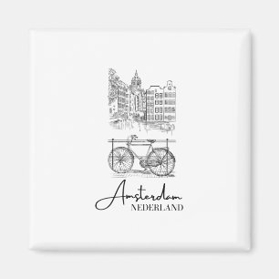 Imã Elegante Amsterdã Países Baixos Nederland Holanda