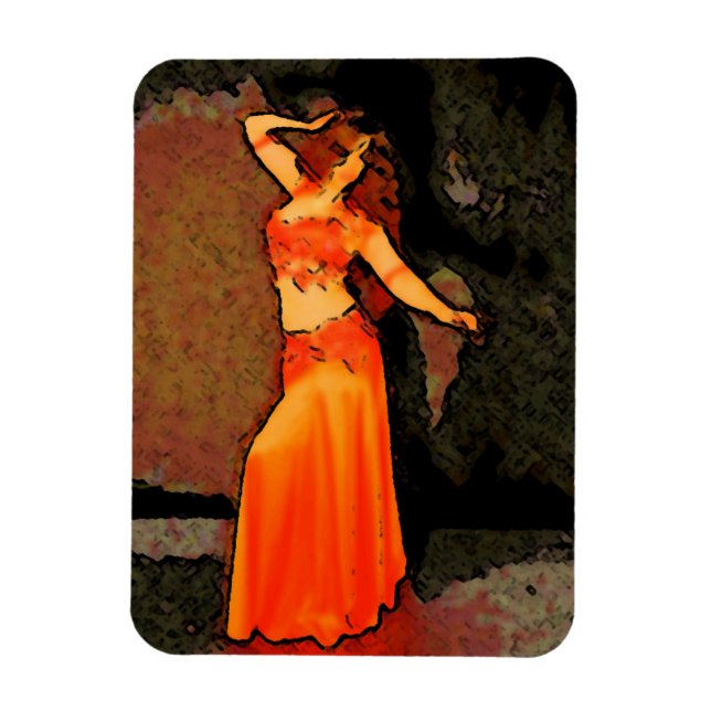Ímã Elegante Bellydancer Magnet (Vertical)