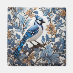 Imã Elegante Blue Jay William Morris Inspirou