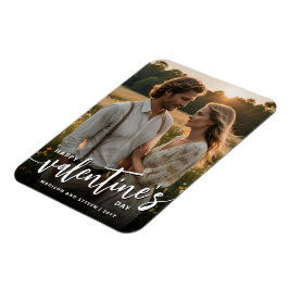 Ímã Elegante de Feliz dia de os namorados de Fotografi