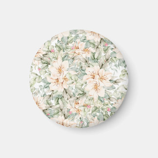 Imã elegante floral