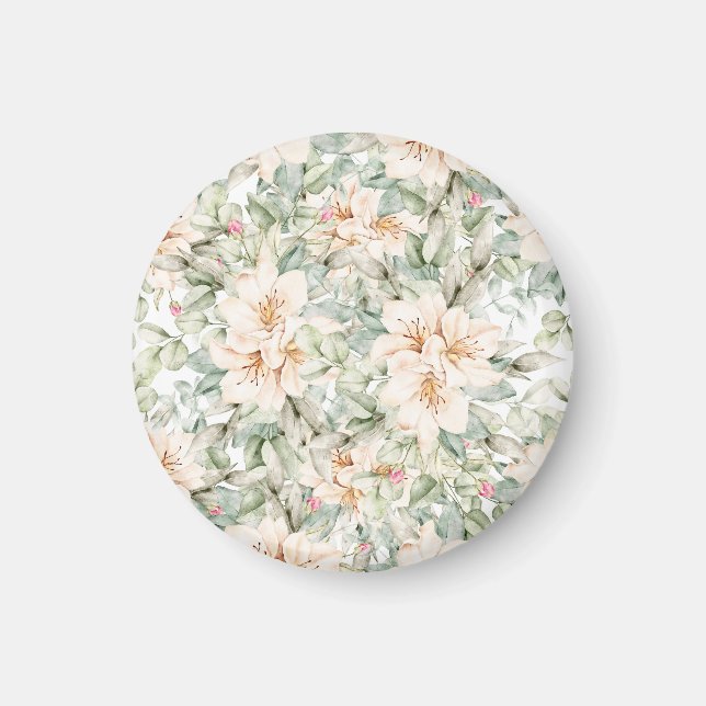 Imã elegante floral (Frente)