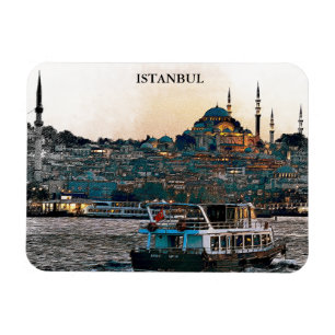 Ímã Elegante Istambul Turquia Arquitetura de Sophia Ha