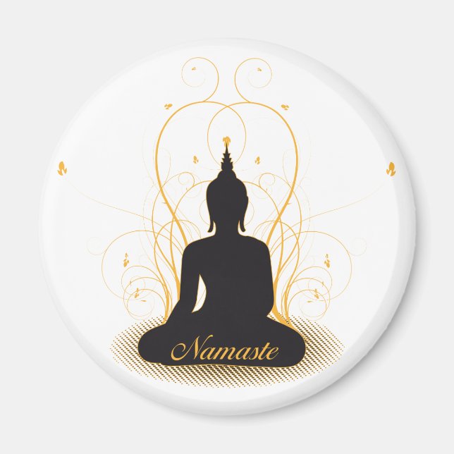 Imã Elegante Namaste Buddha (Frente)