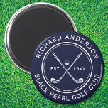 Imã Elegante Personalizado Golf Club Nome Marinho Azul<br><div class="desc">Aqui na AdeliaGifts nós amamos este Elegante Clube Personalizado de Golf Name Magnet e achamos que você também vai adorar. O presente perfeito ou apenas se trate! Temos uma enorme seleção de produtos com a maioria dos designs disponíveis para Homens,  Mulheres e Crianças. Olha para eles!</div>