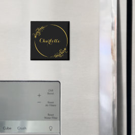 Imã Elegante Quadro com Nome Personalizado