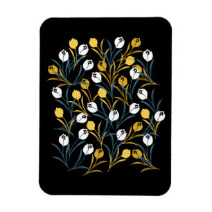 Ímã Elegante Tulip Floral