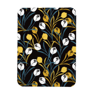 Ímã Elegante Tulip Floral