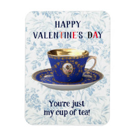 Ímã Elegante Vintage Teacup Bonito Apenas minha taça d