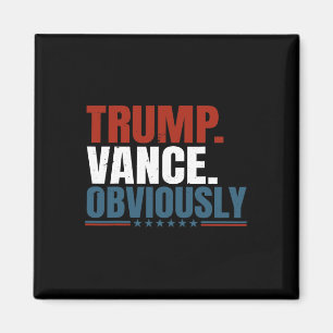 Imã Eleição Donald Trump Vance Trump Retrô Óbvio