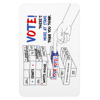 Ímã Eleição em bloco Torre Mais em Andamento