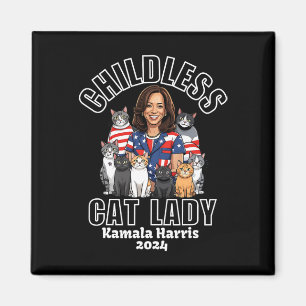 Imã Eleição Engraçada De Gato Para Kamala Harris 2024