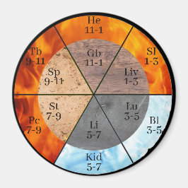 Imã Elemento de órgão Meridian Personalizável