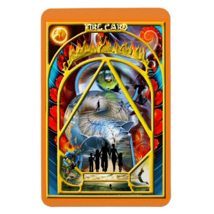 Ímã Elemento do Design da placa de fogo