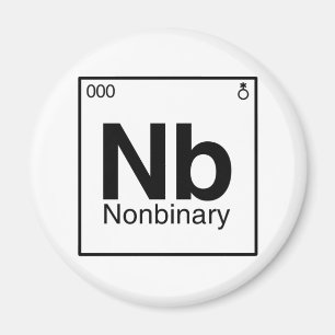 Imã Elemento NB - Mesa periódica não binária